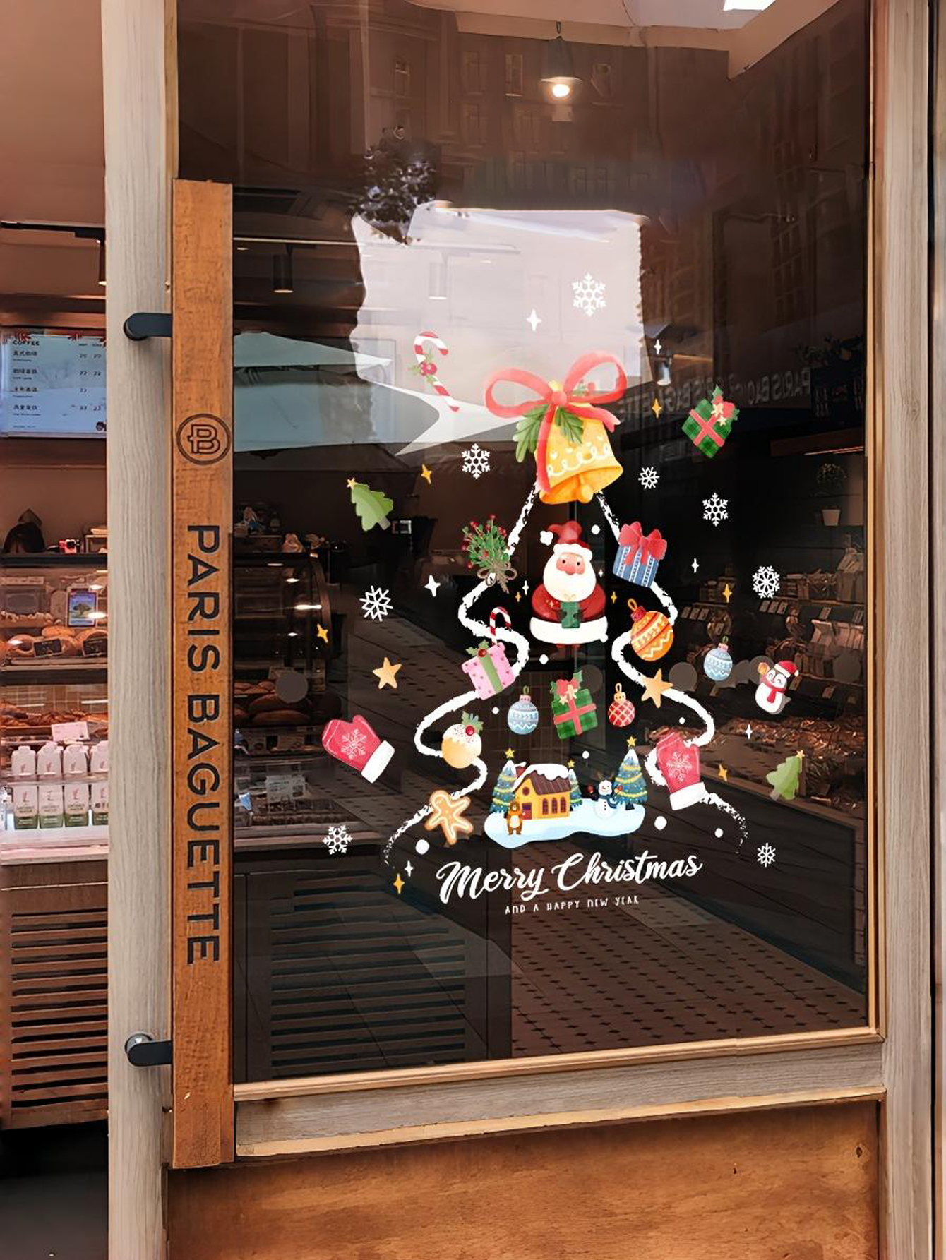 Customizable and Diverse Christmas Stickers
